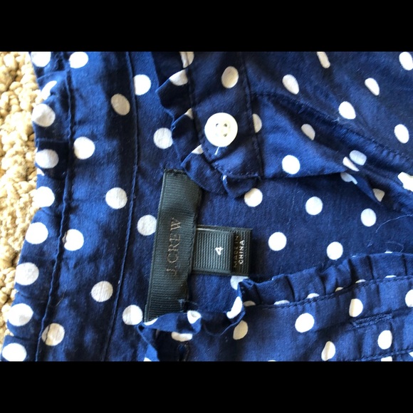 J.Crew ruffle button down popover - Picture 3 of 3